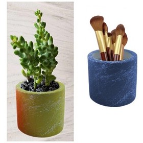 Resim Beton Saksı Silikon Kalıp - 177 