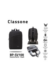 Resim Classone Savona Bp-Sv100 Wtxpro Su Geçirmez Kumaş .15.6" Notebook 