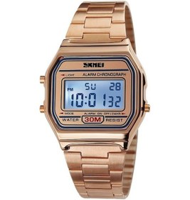 Resim Rogfer Skmeı 1123 Erkekler İş Hafif İzle Su Geçirmez Çelik Bant Elektronik Saat Çok Renkli Çok Renkli 