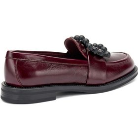 Resim Bordeaux Oxford Klasik Kadın 90q3 Frau Alıas Bordeaux 