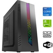 Resim Xaser XSR698 Intel Core i5-11400F 16 GB RAM 256 GB M.2 NVMe SSD 2 GB GT610 FreeDOS Masaüstü Ofis Bilgisayarı 