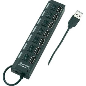 Resim Grandmax GX-800 7 Port 2.0 Siyah USB Çoklayıcı 