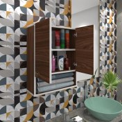 Resim Kenzlife banyo ecza dolabı bakunin cvz 60*40*20 mutfak (m)üst arkalıklı alt arkalıksız 