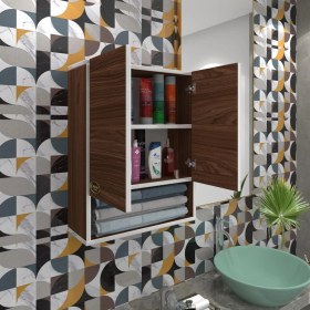Resim Kenzlife banyo ecza dolabı bakunin cvz 60*40*20 mutfak (m)üst arkalıklı alt arkalıksız 