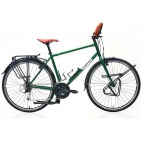 Resim Carraro Cr-T Trıp Erkek Şehir Bisikleti 430H V 28 Jant 18 Vites Koyu Yeşil Beyaz 