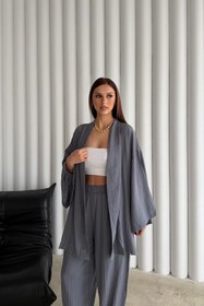 Resim R-Style KİMONO ŞALVAR PANTOLON TAKIM 