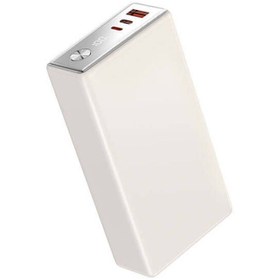 Resim WIWU Wi-P006 Rock LED Ekranlı Taşınabilir Powerbank PD 20W 20000mAh Beyaz 