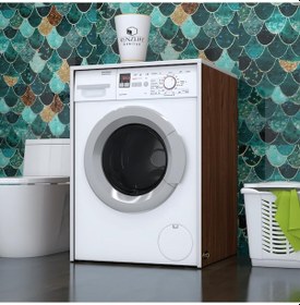 Resim Kenzlife Çamaşır&kurutma Makinesi Dolabı Büyük Boy Afanasi Cvz 100 80 70 Banyo Kapaksız Arkalıksız Beyaz 