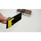 Resim Dk Tuning S5 Siyah Sarı Ön Panjur Logo Arma Audi İle Uyumlu - 