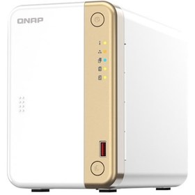 Resim Qnap TS-262 4 GB 2 Yuvalı NAS Depolama Ünitesi Beyaz 