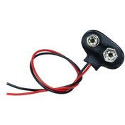 Resim 9 Volt Pil Başlığı 9V Pil Yuvası Pil Yatağı 5 Adet 