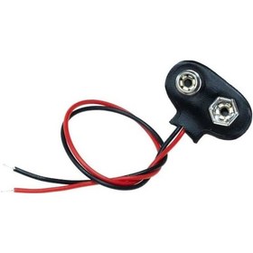 Resim 9 Volt Pil Başlığı 9V Pil Yuvası Pil Yatağı 5 Adet 