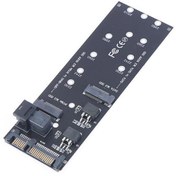 Resim M.2 ngff to sata veya M.2 nvme to Sff-8643 pcıe ssd sata adaptörü 