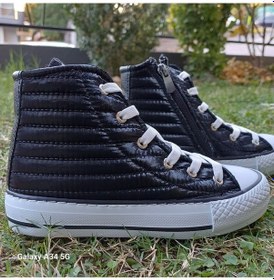 Resim Scarpe Magiche Elyaflı Paraşüt Model Kız Çocuk Ayakkabısı 31-35 Numara Arası Işıksızdır Siyah 
