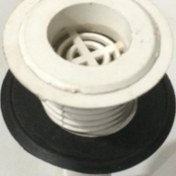 Resim Dik Lavabo Süzgeçi Plastik Kapaksız Eski Tip 