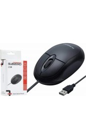 Resim Hsc Bilişim 3 Tuşlu USB Optical Kablolu Mouse Subzero SBZ601 