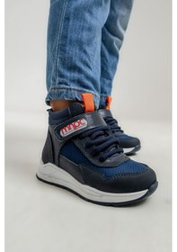 Resim Mnpc Erkek Çocuk Lacivert Hakiki Deri Suya Dayanıklı Anatomik Günlük Bot 25k4b11072324 Lacivert 