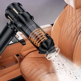 Resim Mioji 8 Plus 6000mAh Vacuum Cleaner 16000Pa Taşınabilir Araç ve Ev Mini Şarjlı Süpürge - Siyah 