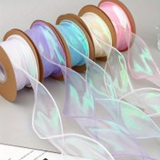 Resim 9m Balık Kuyruğu İplik Kurdele Rulosu, Kumaş Malzeme, Pasta Kurdelesi, Başlık, Hediye Paketleme, Pişirme Süsleme, Çiçek Ambalajı, DIY El Sanatları için|Pastel Kurdele|Kumaş Kurdele, El Sanatları için Kurdele 