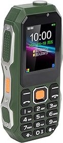 Resim Kullanımı Kolay Cep Telefonu, Kıdemli Cep Telefonu 0,3 MP Kamera Ailesi Arama Için Kadran (Yeşil Ordu) 