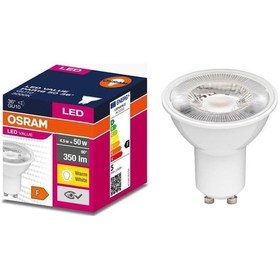 Resim Osram Par16 4,5W 50W Tasarruflu Starter Ayak Çanak Ampul 3000K 