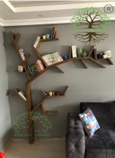 Resim Ağaçköktasarım Ağaç Kitaplık 