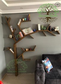 Resim Ağaçköktasarım Ağaç Kitaplık 