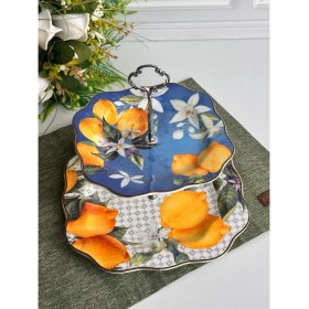 Resim Lemons Katlı Kek Kurabiye Standı 