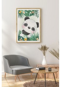 Resim Ahşap Çerçeveli Mdf Tek Tablo Sevimli Hayvanlar Serisi Kendi Tablo Setinizi Oluşturacağınız Liste 32 X 42 Çerçeveli 1202 