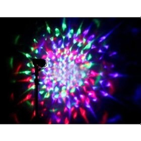 Resim Renkli Led Döner Başlıklı Disko Ampulü Gün Işığı 