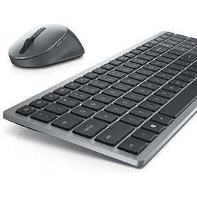 Resim Dell KM7120W Multi Device Türkçe Kablosuz Siyah Klavye Mouse Set 