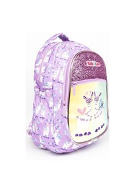 Resim Necati Çanta Çok Gözlü Figürlü Astarlı İlkokul Sırt Çantası Lila-1138 