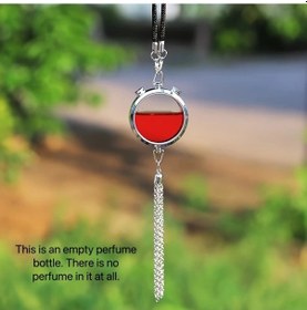 Resim Chuangyinshop 1pc Paslanmaz Celik Oto Koku Difuzoru Seyyanet Sise Transparan Kapak Metalik Halka Uzun Sureli 