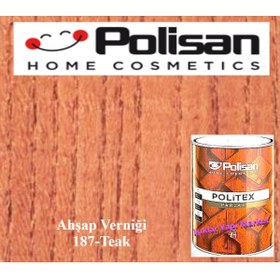 Resim Polisan Ahşap Verniği-vernik-politex Lux Vernikli Parlak -teak-POLİSAN 
