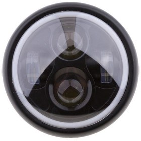 Resim Suntek 6.5 Inç Retro Motosiklet Led Far Dağı Kapağı Cafe Racer Cruiser İçin 