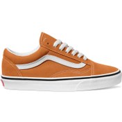 Resim Vans VN000D6W52K1-Old Skool Turuncu Deri Kadın Lifestyle Ayakkabı 