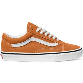 Resim Vans VN000D6W52K1-Old Skool Turuncu Deri Kadın Lifestyle Ayakkabı 