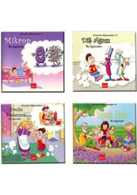 Resim Alican'ın Maceraları 4 Kitap Set Renkli Resimli / By Kalender 