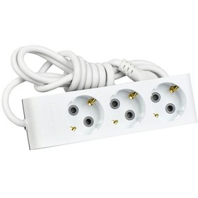 Resim Günsan Üçlü Çocuk Korumalı Topraklı Grup Priz 2 Metre 