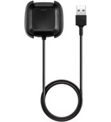 Resim Fitbit Versa / Versa Lite Xdfind Usb-a Bağlantı Noktası Akıllı Saat Şarj Cihazı Şarj Yuvası Tabanı, Uzunluk: 1m Siyah 