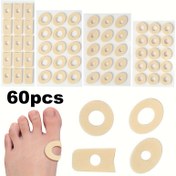 Resim 60 Adet Lateks İçermeyen Ayak Bakım Pedleri, Ayak Parmağı Koruyucuları, Kalınlaşma ve Blister Önleme, Yüksek Topuklu Ayakkabılar, Koşu, Tırmanma, Seyahat, Kokusuz Ayak Destek Araçları ve Aksesuarları 
