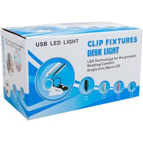 Resim gaman Usb Akrobat Mandallı Kitap Okuma Ve Masa, Kamp Lambası Powerbanka Takılabilir 