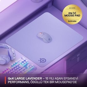 Resim SteelSeries QcK Large Gaming Oyuncu Mouse Pad - Lila 