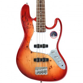 Resim Madison MJBG-P02-CB Bas Gitar - Krem (Başlangıç/Orta - Jazz Bass Tipi) | Krem Rengi (Cream), 2 Adet Single-Coil Manyetik, Akçaağaç Sap ve Gül Ağacı Klavye | Ölçüler: 864 mm Skala Uzunluğu 