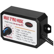 Resim Symbee Araba Klakson Kontrol Cihazı 12 Farklı Ses Efekti Ayarı 12-24v Led Işıklı İnce Tip 