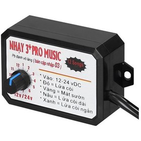 Resim Symbee Araba Klakson Kontrol Cihazı 12 Farklı Ses Efekti Ayarı 12-24v Led Işıklı İnce Tip 