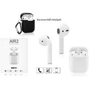 Resim SW26 AIR 2 Bluetooth Kulaklık Koruma Kılıfı Hediyeli Subzero