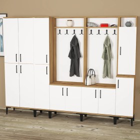 Resim Kalender Dekor Rose-1-1-2-3-4 Portmanto Vestiyer Ayakkabılık RS02 