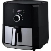 Resim Yüksek Performanslı 1700W 5.5l Kapasiteli Hacimli Yağsız Fritöz Siyah 