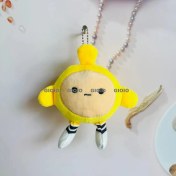 Resim Silver1 Yeni Yumurta Bebek Parti Peluş Oyuncaklar Çanta Çekicilik Bebek Bebek Pratik Bebek Anahtarlık (Yurt Dışından) 